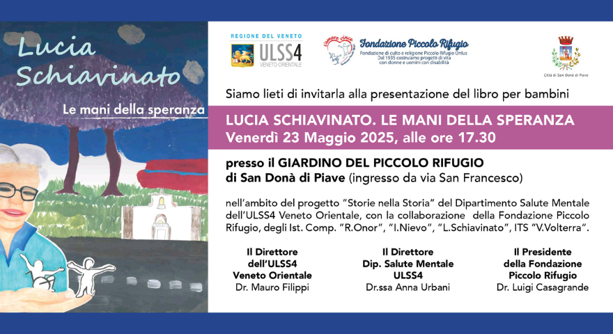 Libro per bambini su Lucia Schiavinato