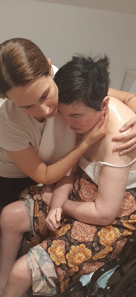 persone con disabilita' del Piccolo Rifugio in centro benessere