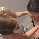 Estetista con persone con disabilita' del Piccolo Rifugio