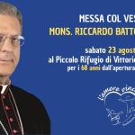 Il vescovo Battoccnio al Piccolo Rifugio di Vittorio Veneto