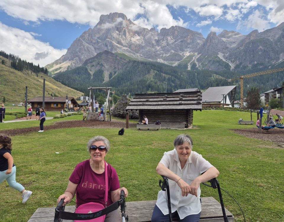 Daniela e Paola del Piccolo Rifugio di San Donà a San Martino di Castrozza