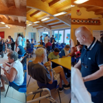 Gianantonio Modenese e Celina Casagrande offrono il gelato al Piccolo Rifugio