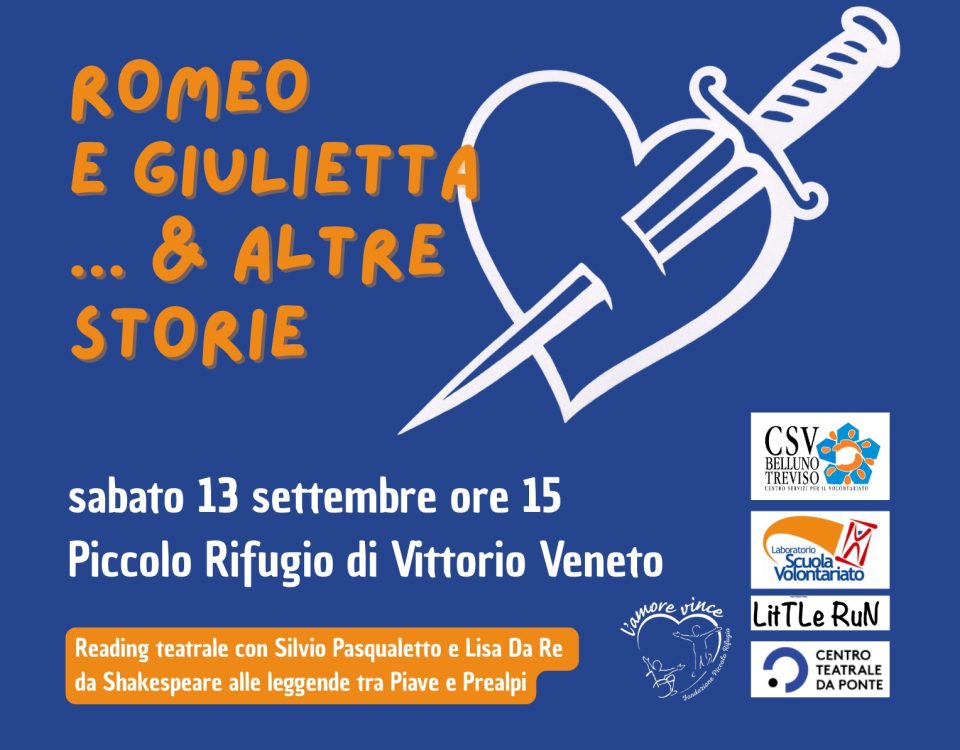 Romeo e Giulietta, reading al Piccolo Rifugio